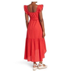 betsey johnson novelty textured ruffle knit dress